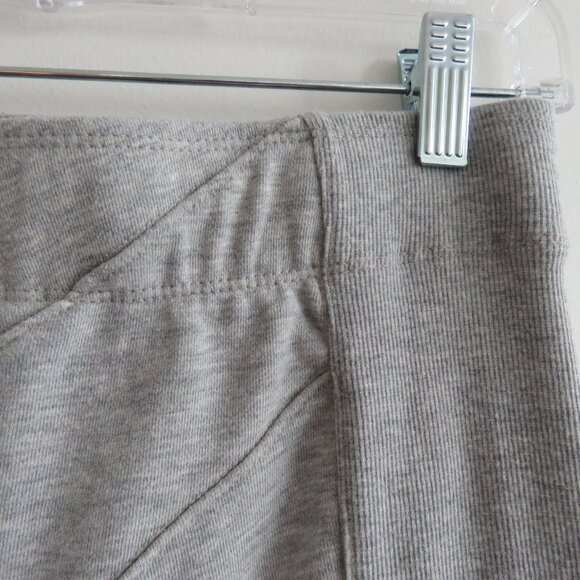 ANTHROPOLOGIE DAILY PRACTICE Seamed Midi Skirt in Gray Jersey Casual Comfy Sz S - Picture 11 of 13
